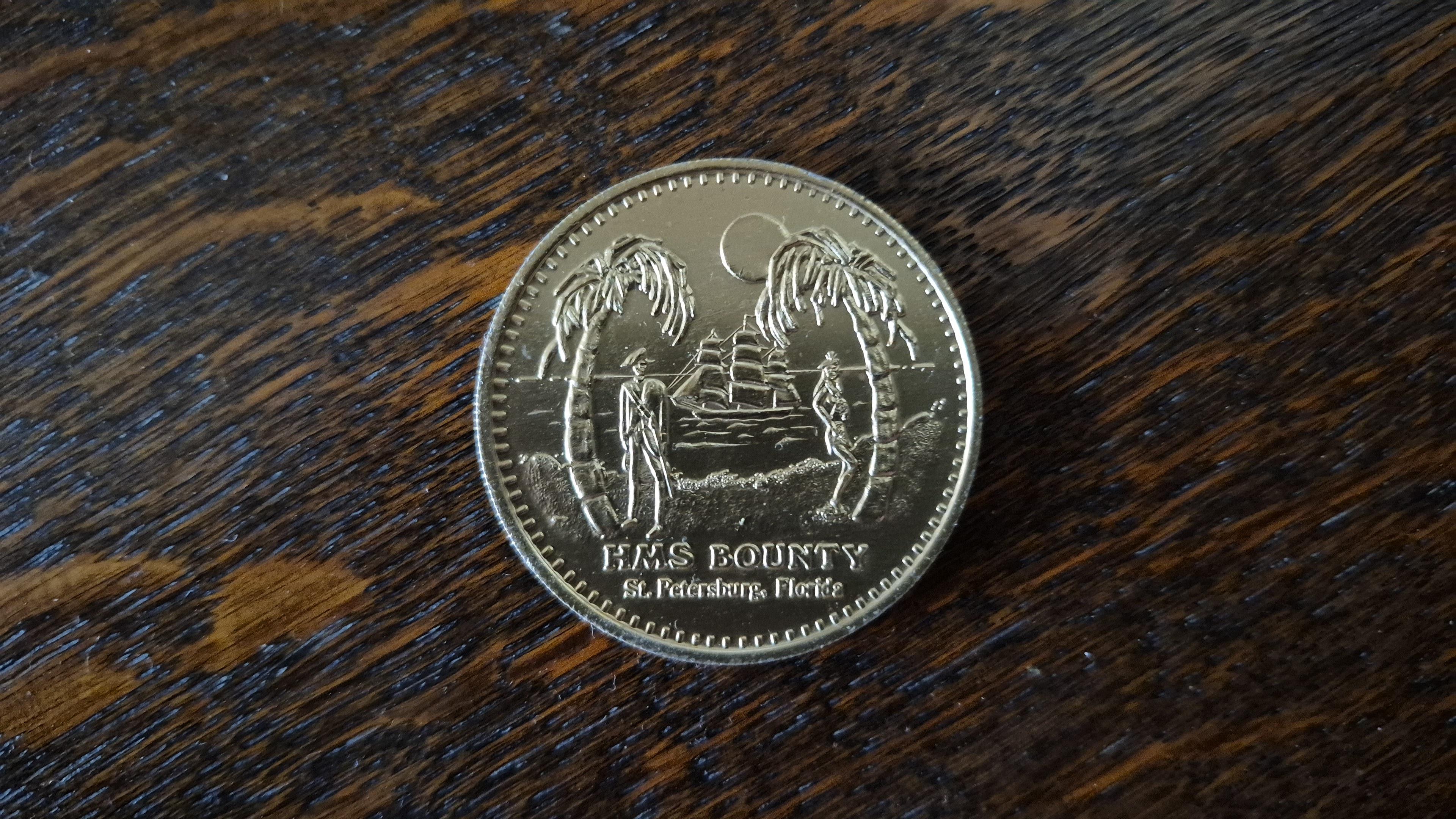 A commemorative coin from St. Petersburg, Florida.